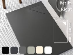 Brodzik, odpÅyw kÄtowy BERLIN RIGHT 200